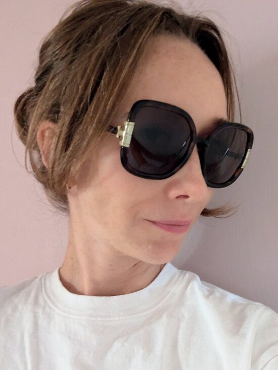 Tory Burch TY 9063U Havana Tortoise Sunglasses - CBK Core / Jackie O Bug-Eye main image 4